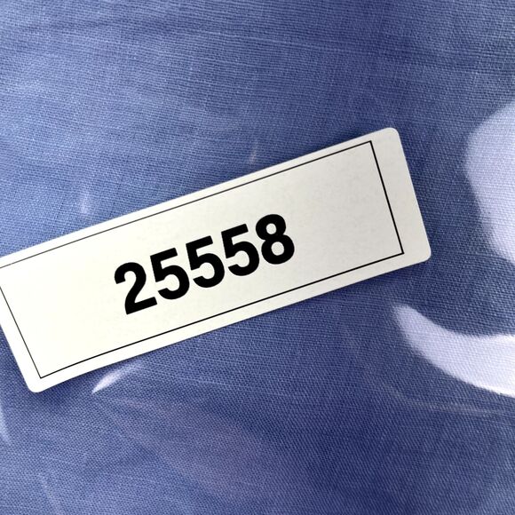 Finest Pure 100% Linen Classic Fit Long Sleeve Button Shirt Blue Men's Sz L - Picture 14 of 14